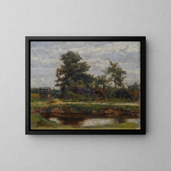 Paesaggio - Eduardo Sivori — quadro incorniciato alla parete
