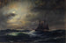 Cutter in mare aperto - Eduardo de Martino — vista dell’opera