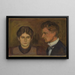 Aase e Harald Nørregaard - Edvard Munch — quadro incorniciato alla parete