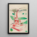 Cascata di sangue - Edvard Munch — quadro incorniciato alla parete