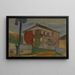 Casa con edera rossa - Edvard Munch — quadro incorniciato alla parete