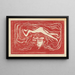 Nel cervello dell'uomo - Edvard Munch — quadro incorniciato alla parete