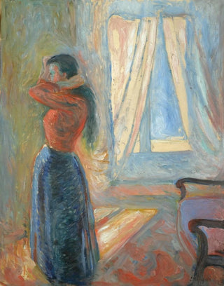 Edvard Munch - Kvinne Som Speiler Seg Woman Looking In The Mirror.webp
