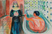 Marat nel bagno e Charlotte Corday - Edvard Munch — vista dell’opera