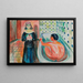 Marat nel bagno e Charlotte Corday - Edvard Munch — quadro incorniciato alla parete