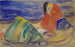 Melancholia, donna che piange sulla spiaggia - Edvard Munch — vista dell’opera