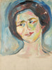 Ritratto del modello - Edvard Munch — vista dell’opera