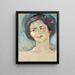 Ritratto del modello - Edvard Munch — quadro incorniciato alla parete