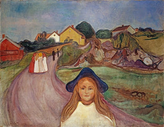 Edvard Munch - Road In Aasgaardstrand.webp