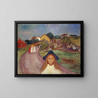 Edvard Munch - Road In Aasgaardstrand.webp