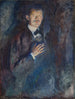 Autoritratto con sigaretta - Edvard Munch — vista dell’opera