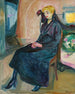 Giovane donna seduta Giovane donna seduta - Edvard Munch — vista dell’opera