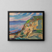 Lettino da sole - Edvard Munch — quadro incorniciato alla parete