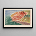 lettino da sole I - Edvard Munch — quadro incorniciato alla parete