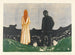 Due esseri umani, i solitari - Edvard Munch — vista dell’opera