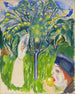 Due donne nel giardino - Edvard Munch — vista dell’opera