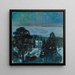 Notte bianca - Edvard Munch — quadro incorniciato alla parete