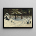 Inverno - Edvard Munch — quadro incorniciato alla parete
