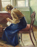 Interno con donna seduta - Edvard Weie — vista dell’opera