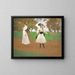 Giardini di Kensington - Edward Arthur Walton — quadro incorniciato alla parete