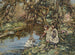 Nourrir les cygnes - Edward Atkinson Hornel — vista dell’opera