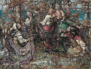 Edward Atkinson Hornel - RingaRingaRoses.webp
