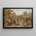 La Foire de campagne - Edward Benjamin Herberte — quadro incorniciato alla parete