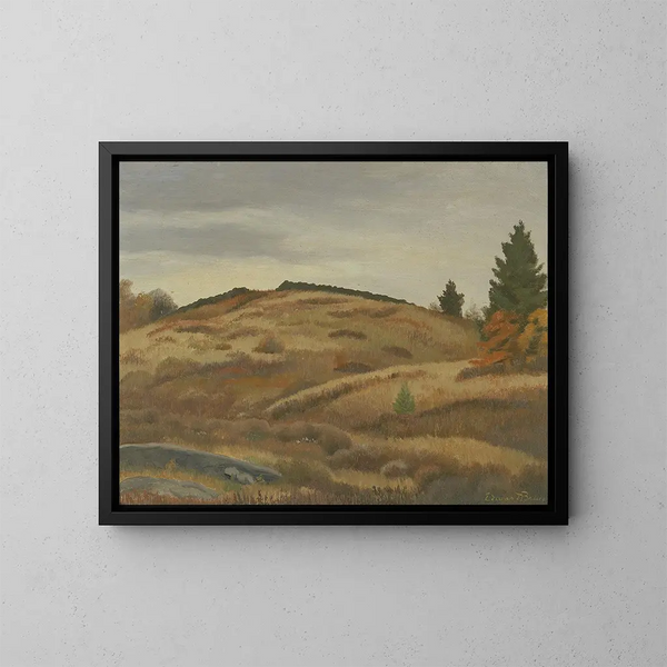 Champs d'automne - Edward Bruce — quadro incorniciato alla parete