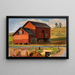 Ferme di Bluemont - Edward Bruce — quadro incorniciato alla parete