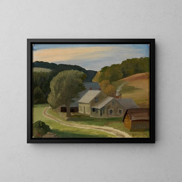 Paesaggio - Edward Bruce — quadro incorniciato alla parete