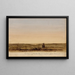 Prima vista del deserto salato chiamato lago Torrens - Edward Charles Frome — quadro incorniciato alla parete