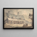 Mercato di Corwen, nord del Galles - Edward Dayes — quadro incorniciato alla parete