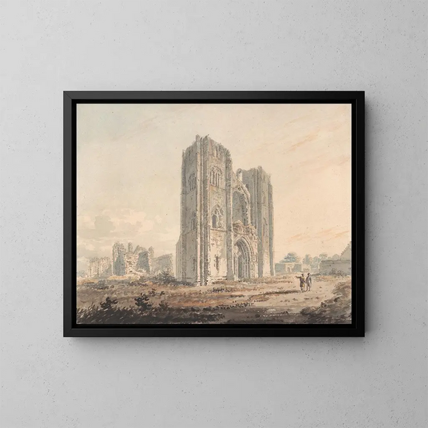 Cattedrale di Elgin, Moray - Edward Dayes — quadro incorniciato alla parete