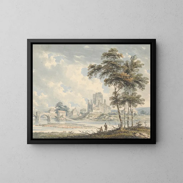 Abbaye di Kelso, Rosburghshire - Edward Dayes — quadro incorniciato alla parete