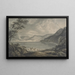 Paesaggio del Lago - Edward Dayes — quadro incorniciato alla parete