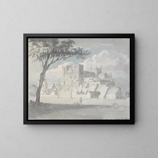 Minster di Ripon - Edward Dayes — quadro incorniciato alla parete