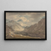 Il passo di Honister dalla fattoria di Gatesgarth Gatesgarthdale nel Lake District - Edward Dayes — quadro incorniciato alla parete