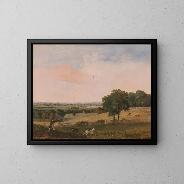 Tir à la perdrix - Edward Duncan — quadro incorniciato alla parete