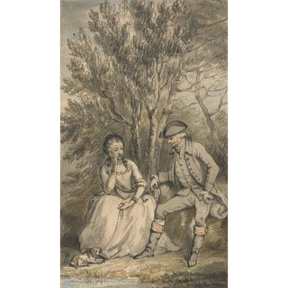 Edward Edwards - Illustration to A Sentimental Journey Episode Maria and her Dog Sylvia.webp