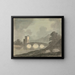 Ponte e torre - Edward Francis Burney — quadro incorniciato alla parete
