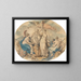 Omaggio a Nelson - Edward Francis Burney — quadro incorniciato alla parete