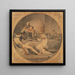 Macbeth, la scena del banchetto, atto II, scena IV - Edward Francis Burney — quadro incorniciato alla parete