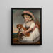 Ritratto di Sophy Elizabeth Burney, figlia di Charles Rousseau Burney Esq. - Edward Francis Burney — quadro incorniciato alla parete