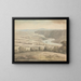 Paesaggio fluviale con barche - Edward Francis Burney — quadro incorniciato alla parete