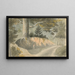 Strada nella foresta - Edward Francis Burney — quadro incorniciato alla parete