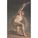 Riproduzione del dipinto Studio di uno studio di un nudo maschile - Edward Francis Burney