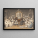 Il trionfo della musica - Edward Francis Burney — quadro incorniciato alla parete