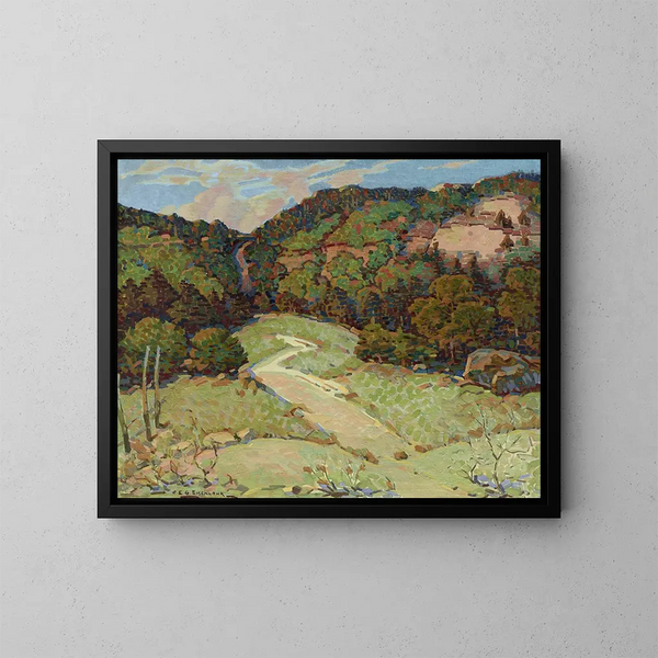 Sentier abbandonato - Edward G. Eisenlohr — quadro incorniciato alla parete