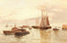 Bateaux sur une mer calme - Edward Henry Eugene Fletcher — vista dell’opera