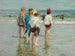 Giorno d'estate a Brighton Beach - Edward Henry Potthast — vista dell’opera
